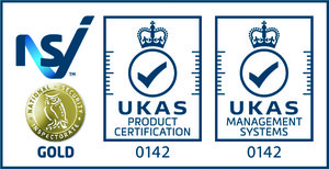 Demonstrating compliance with 7858:2019, BS 7499:2020, BS 10800:2020, BS 8507-1:2008, BS EN ISO 9001:2015+A1_2024, and NSI/ACS Passport Specification 01/19